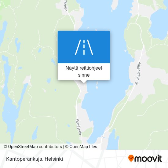 Kantoperänkuja kartta