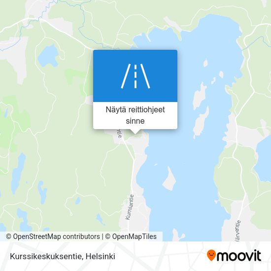 Kurssikeskuksentie kartta