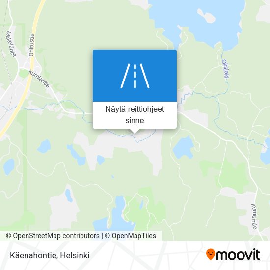 Käenahontie kartta