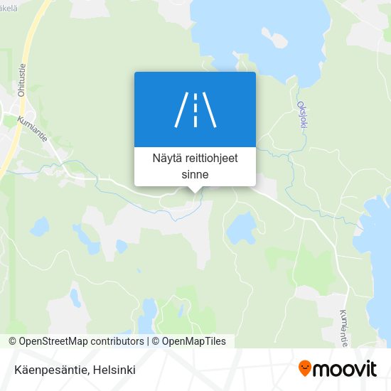 Käenpesäntie kartta