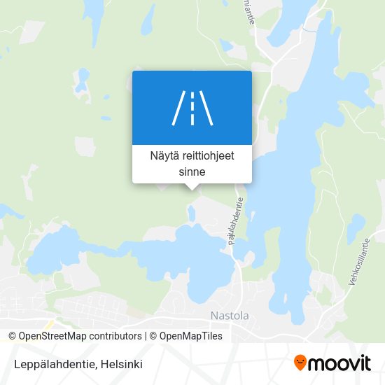 Leppälahdentie kartta