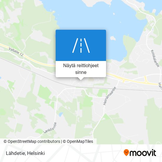 Lähdetie kartta