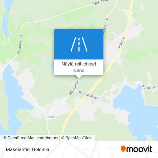 Mäkeläntie kartta