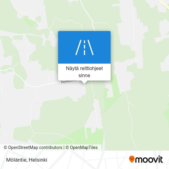 Möläntie kartta