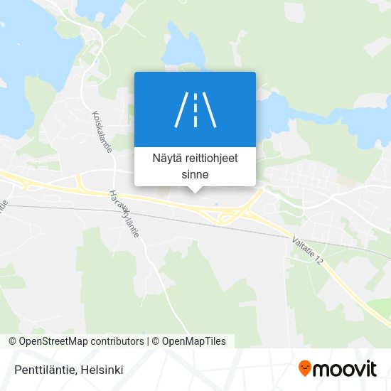 Penttiläntie kartta