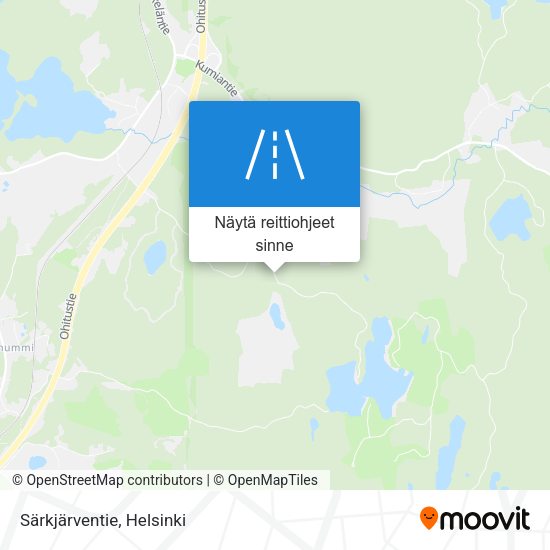 Särkjärventie kartta