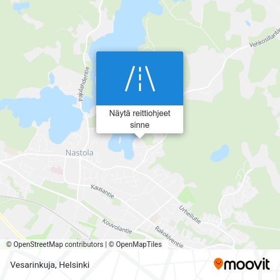 Vesarinkuja kartta
