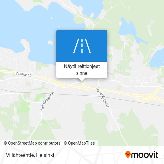 Villähteentie kartta