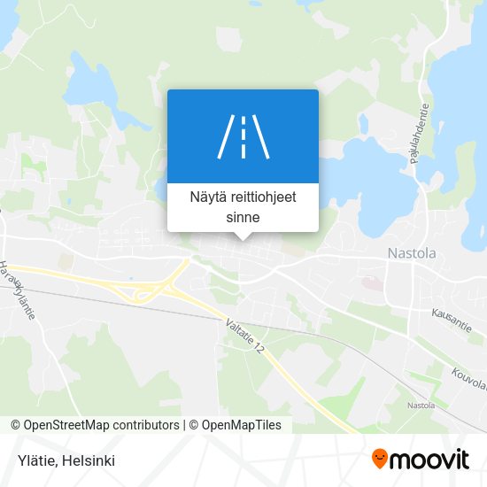 Ylätie kartta