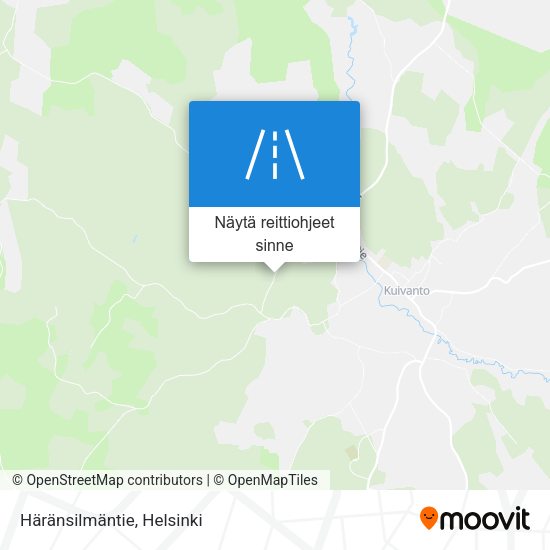 Häränsilmäntie kartta