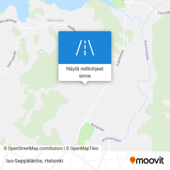 Iso-Seppäläntie kartta