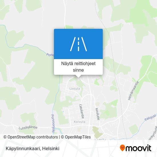 Käpylinnunkaari kartta