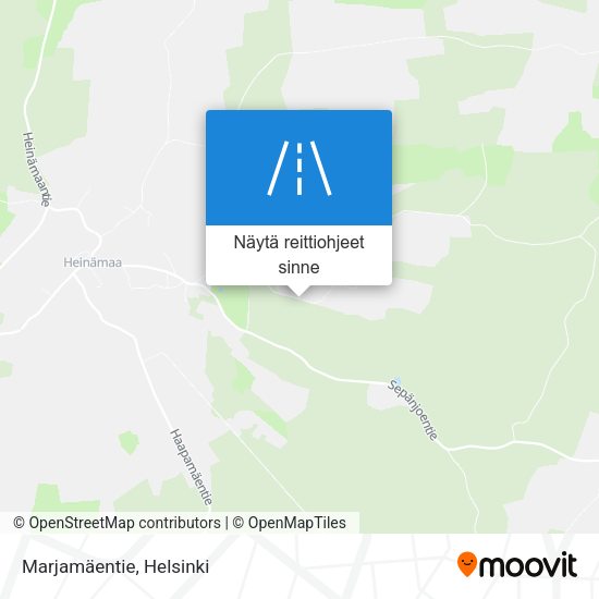 Marjamäentie kartta