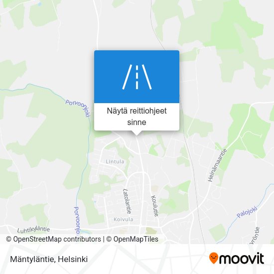 Mäntyläntie kartta