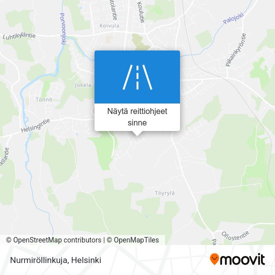 Nurmiröllinkuja kartta