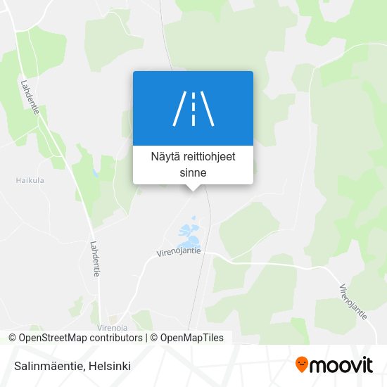 Salinmäentie kartta