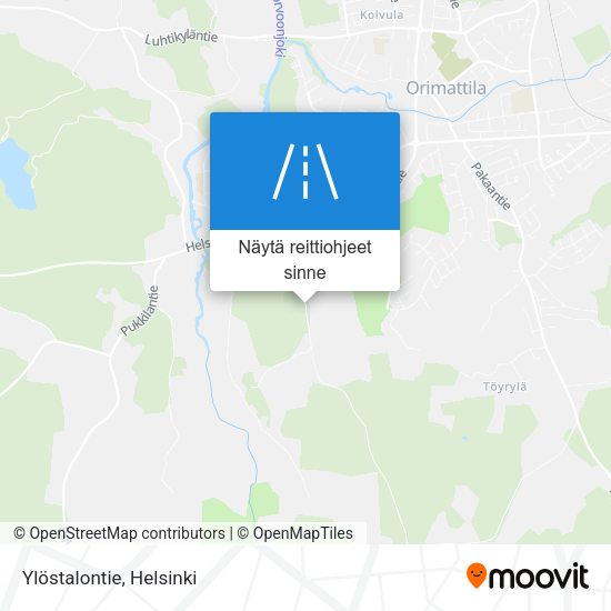 Ylöstalontie kartta