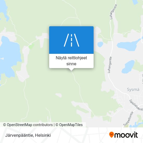 Järvenpääntie kartta