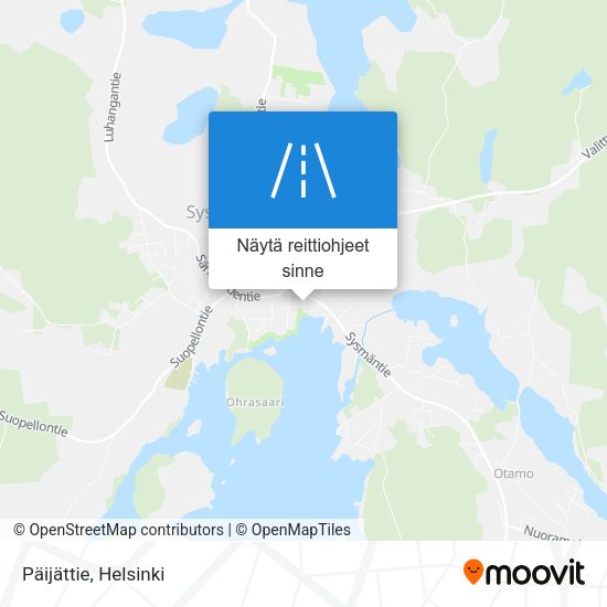 Päijättie kartta