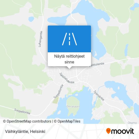Väihkyläntie kartta