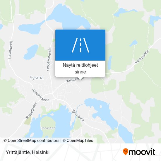 Yrittäjäntie kartta