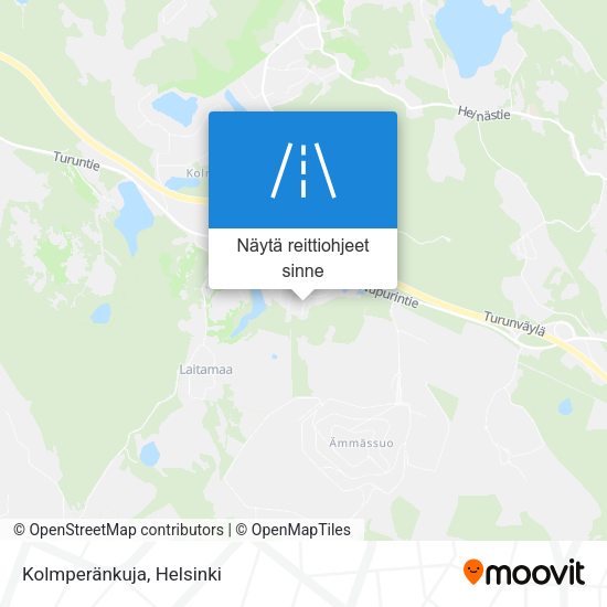 Kolmperänkuja kartta