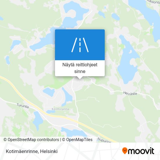 Kotimäenrinne kartta