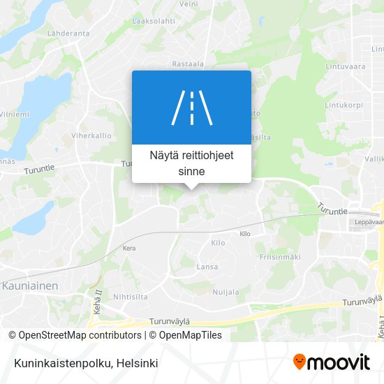 Kuninkaistenpolku kartta