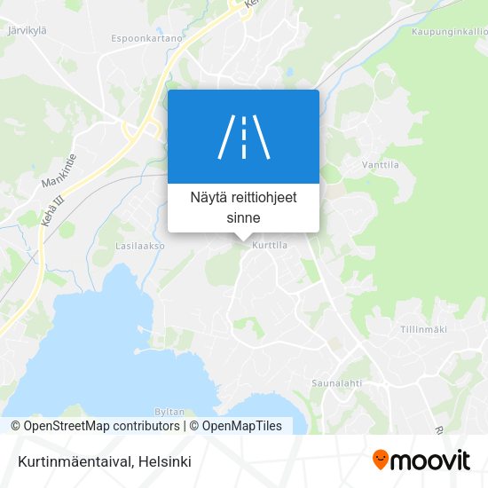 Kurtinmäentaival kartta