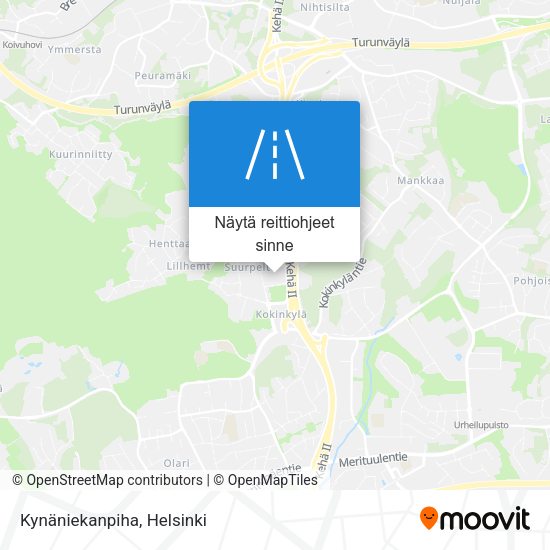 Kynäniekanpiha kartta
