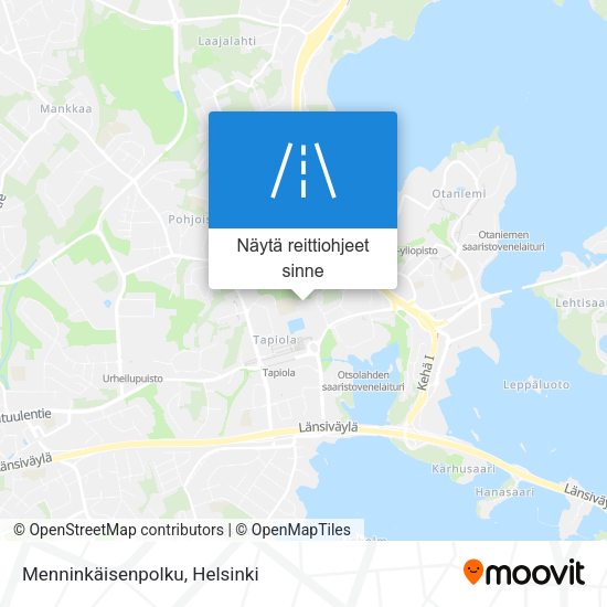 Menninkäisenpolku kartta