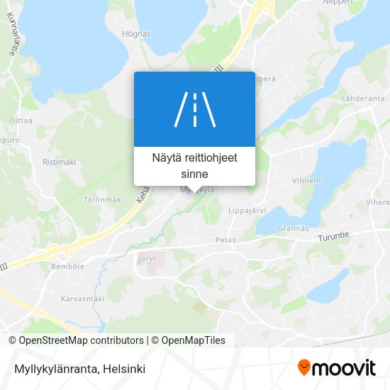 Myllykylänranta kartta