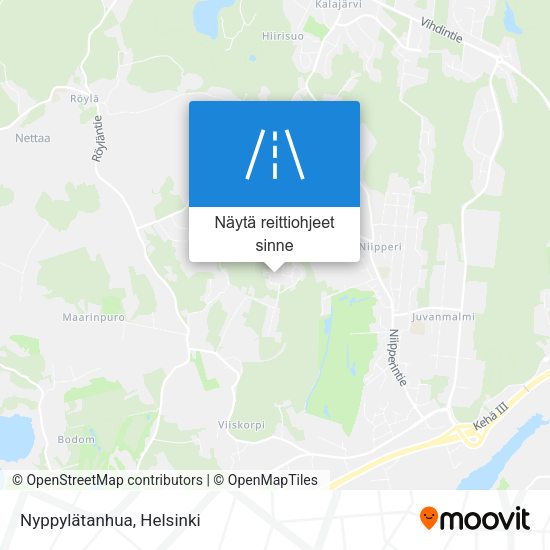 Nyppylätanhua kartta