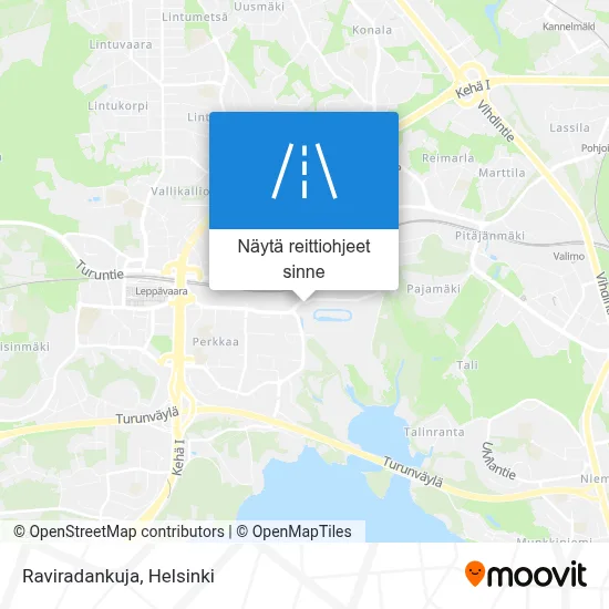 Raviradankuja kartta