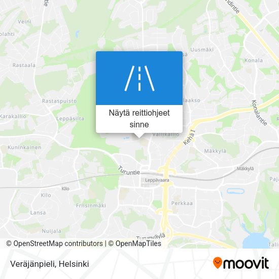 Veräjänpieli kartta