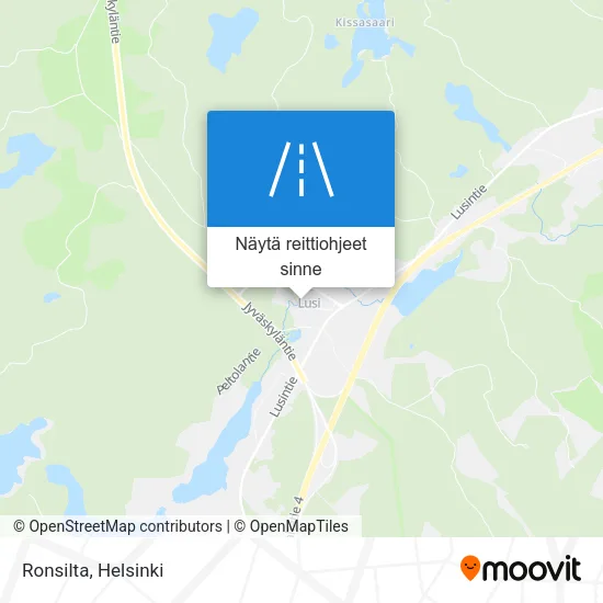 Ronsilta kartta