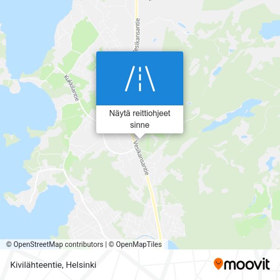 Kivilähteentie kartta