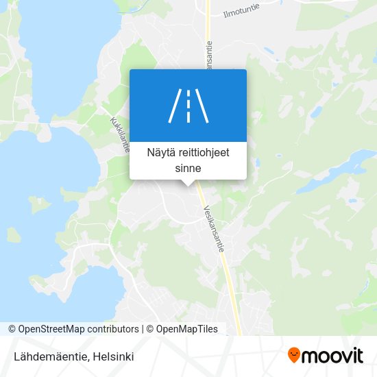 Lähdemäentie kartta