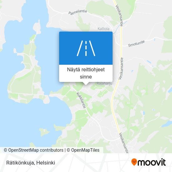 Rätikönkuja kartta