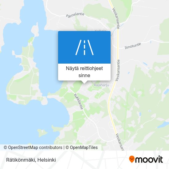 Rätikönmäki kartta