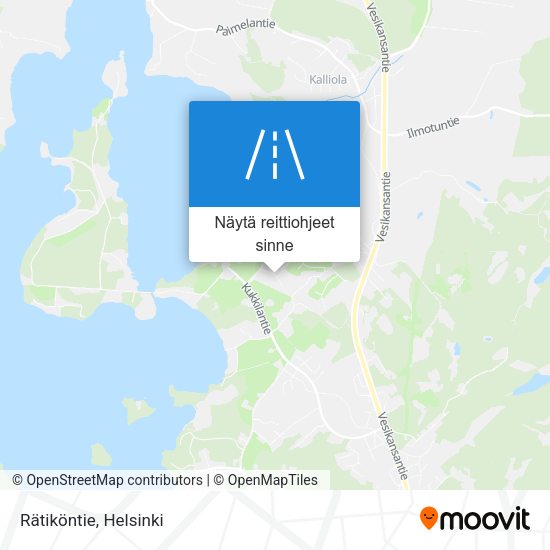 Rätiköntie kartta