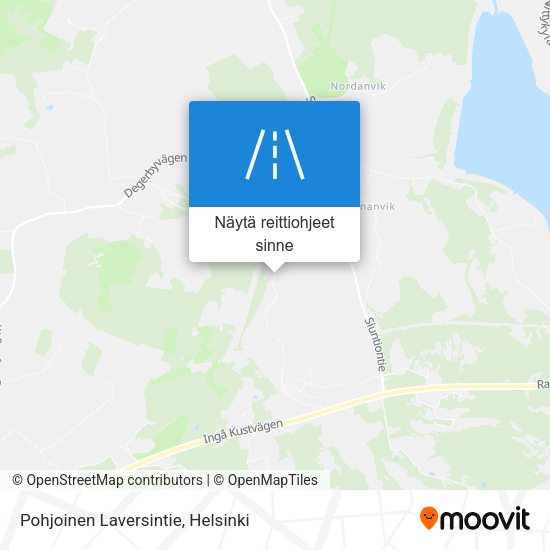Pohjoinen Laversintie kartta