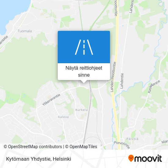 Kytömaan Yhdystie kartta