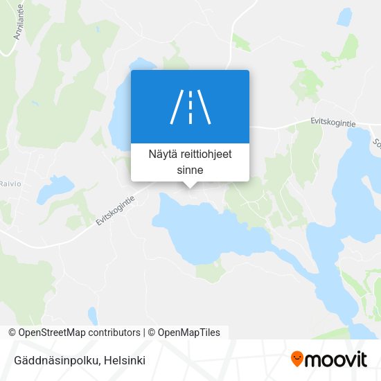 Gäddnäsinpolku kartta