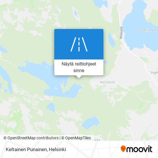 Keltainen Punainen kartta