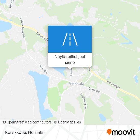 Koivikkotie kartta