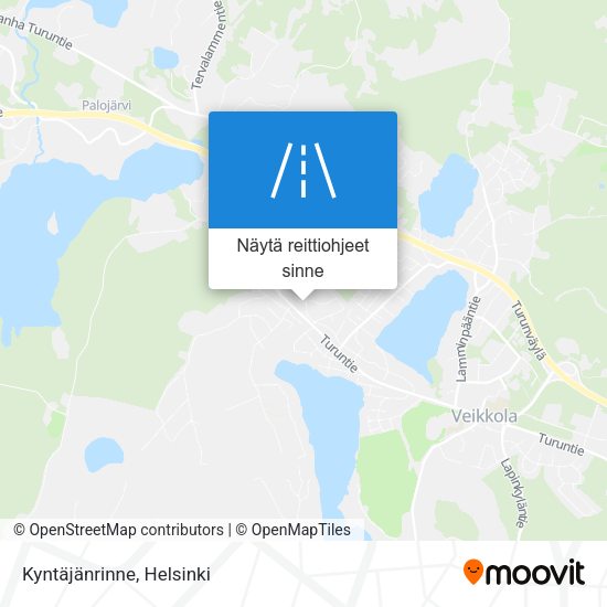 Kyntäjänrinne kartta
