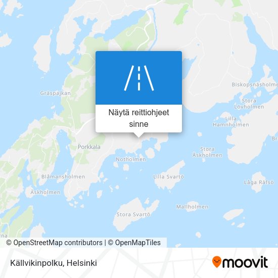 Källvikinpolku kartta