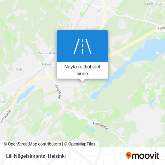 Lill-Nägelsinranta kartta