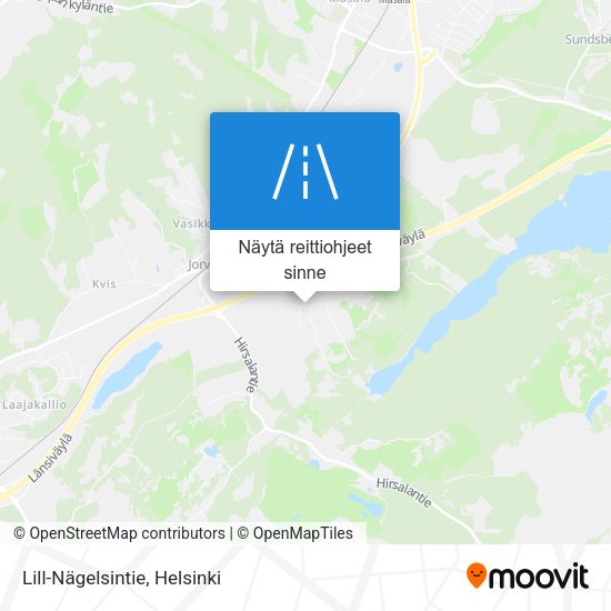 Lill-Nägelsintie kartta